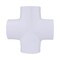 Charlotte Pipe And Foundry Charlotte Pipe Schedule 40 1/2 in. Slip X 1/2 in. D Slip PVC Cross 1 pk PVC 02410 0500 - alternate 2